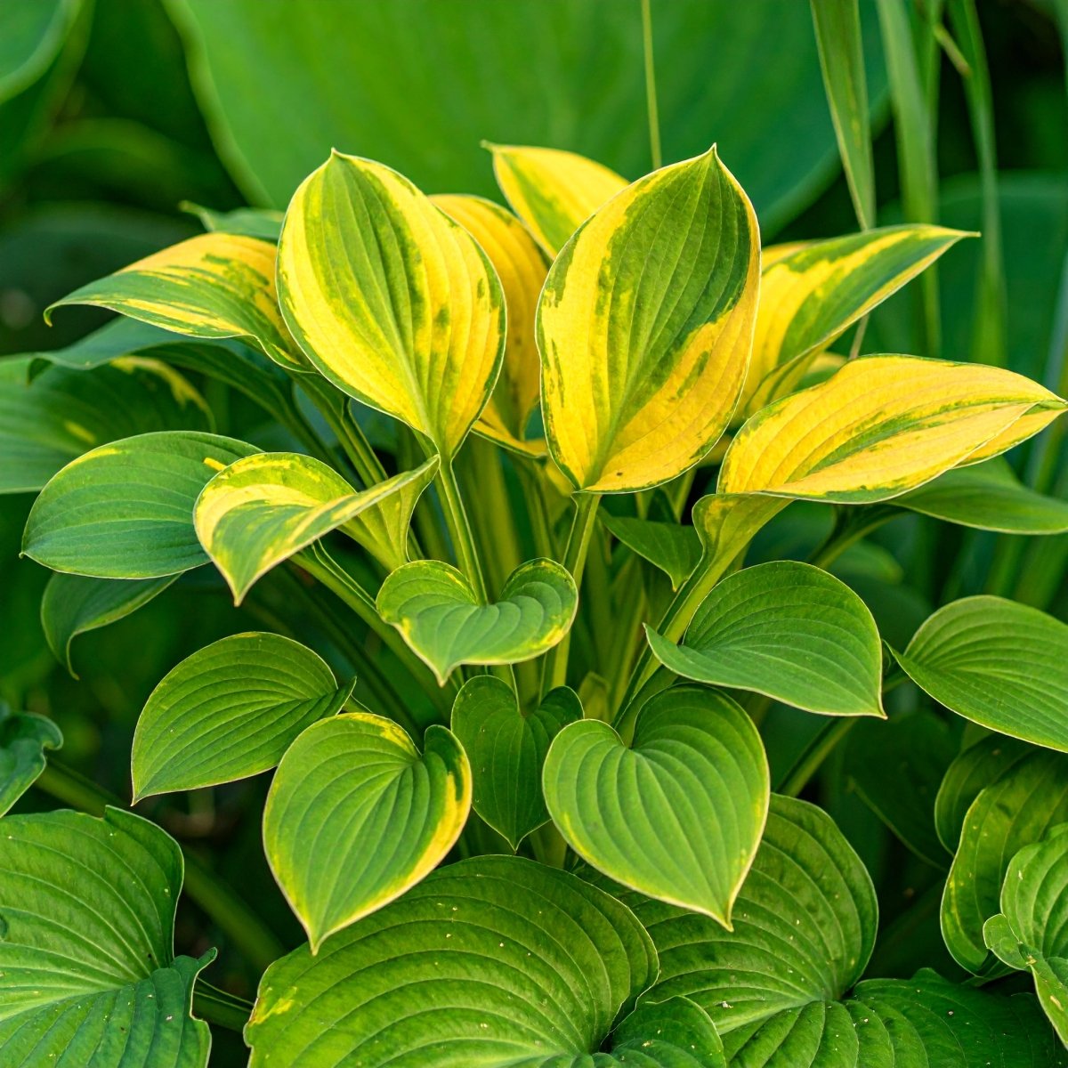 Vibrant Hosta Plantain Lily Variety Mix (Hosta ventricosa) - The Lush Leaf